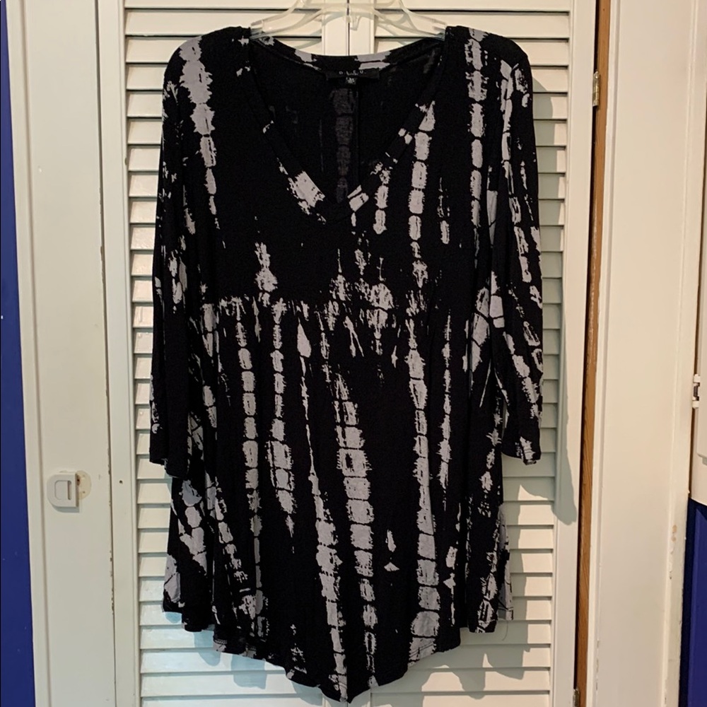 B.L.E.U. 3/4 Sleeve Tunic